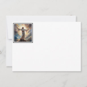 Jesus Prayer Flat Note Card 