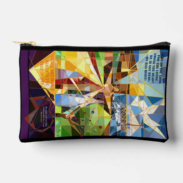 Jesus prayerbook rosary accessory pouch (Front)