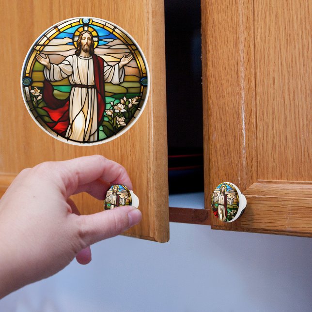 Jesus Praying  Ceramic Knob (Creator Uploaded)