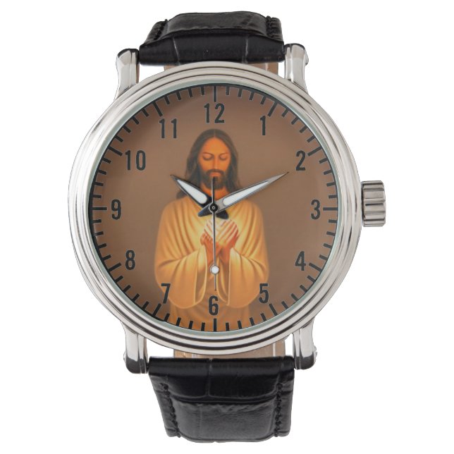 Jesus Praying eWatch Watch (Front)