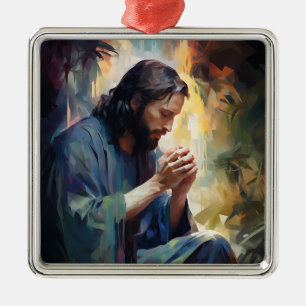 Jesus Praying Ornament