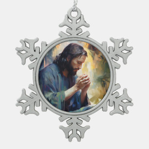 Jesus Praying Ornament