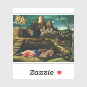 Jesus prays in the Garden of Gethsemane