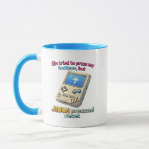 JESUS pressed reset - Christian Mug