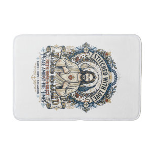 Jesus Prophecy Eschatology Vintage Shirt Christian Bath Mat