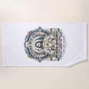Jesus Prophecy Eschatology Vintage Shirt Christian Beach Towel