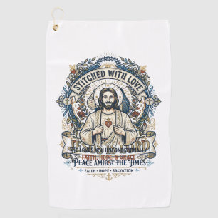 Jesus Prophecy Eschatology Vintage Shirt Christian Golf Towel