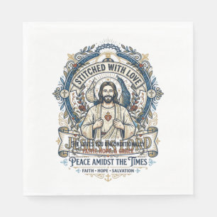 Jesus Prophecy Eschatology Vintage Shirt Christian Napkin
