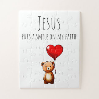 Jesus Puts A Smile On My Faith Jigsaw Puzzle