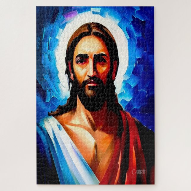Jesus Puzzle Christian Art (Vertical)