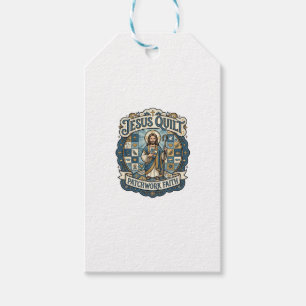 Jesus Quilt Patchwork Faith Jesus Quilt Patchwork Gift Tags