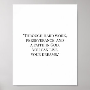 Jesus Quotes about having faith Poster