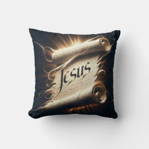 "Jesus' Radiance" Throw Pillow