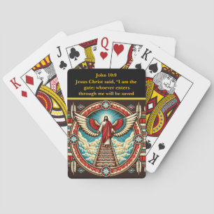 Jesus’ Radiant Call to Heaven Playing Cards
