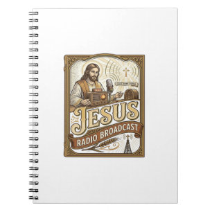 Jesus Radio Broadcast Jesus Radio Broadcast Christ Notebook