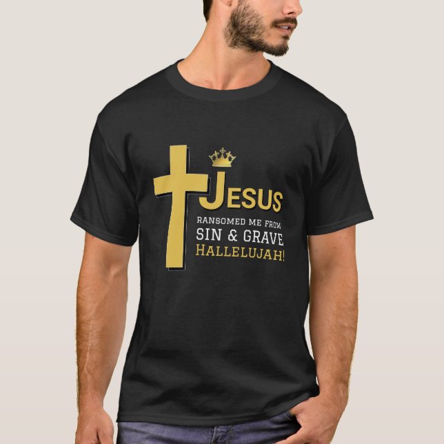 JESUS RANSOMED ME Christian T-Shirt (Front)