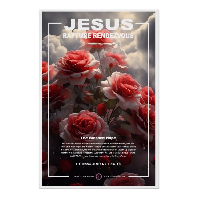 Jesus - Rapture Roses Poster (Front)