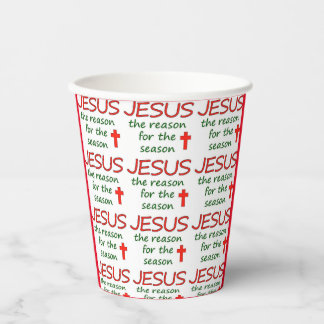 JESUS Reason for Season  Paper Cups