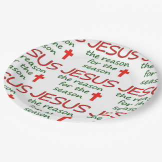 JESUS Reason for Season Paper Plate