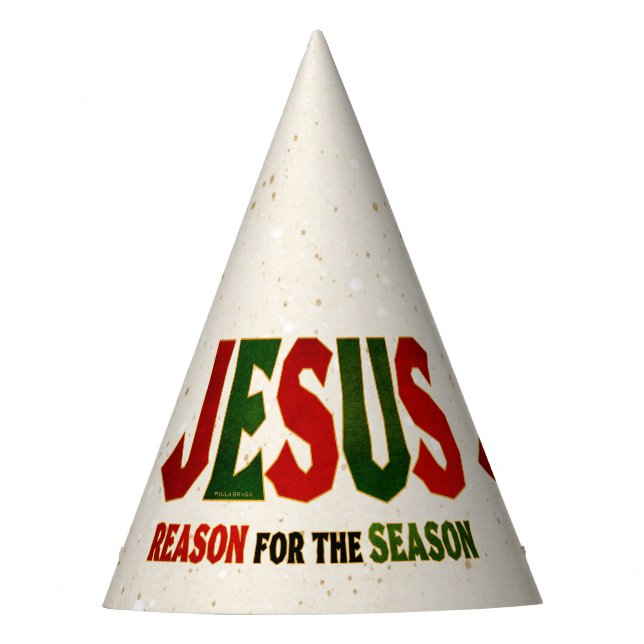 Jesus Reason for Season Party Hat (Front)