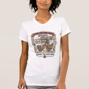 Jesus Record Shop Gospel Jesus Record Shop Christi T-Shirt