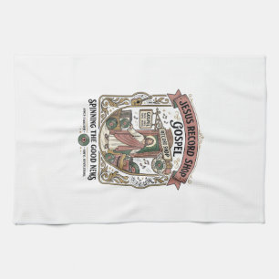 Jesus Record Shop Gospel Jesus Record Shop Christi Tea Towel