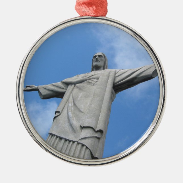 jesus redeemer metal tree decoration (Front)