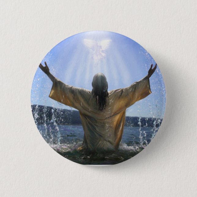 Jesus Reigns 6 Cm Round Badge (Front)