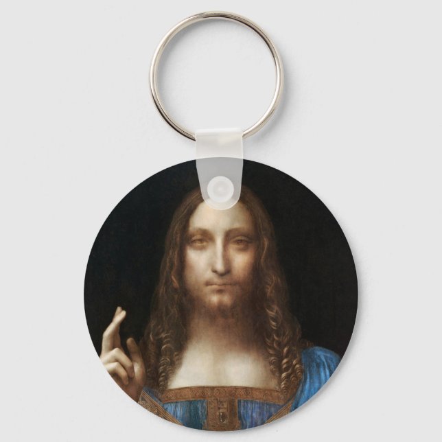 Jesus Religious Art Key Ring (Front)