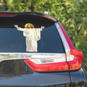 JESUS Religious Custom-Cut Vinyl Sticker