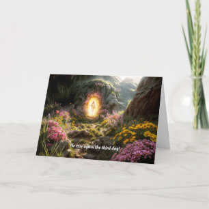 Jesus Resurrected Easter Card