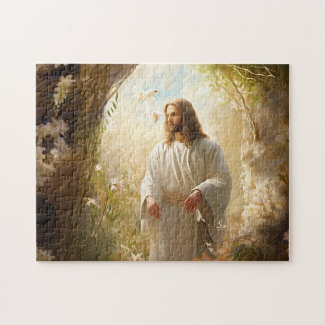 Jesus Resurrection Garden Puzzle (Horizontal)