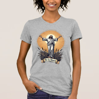 Jesus Resurrection Vintage Engraving Faith Shirt (