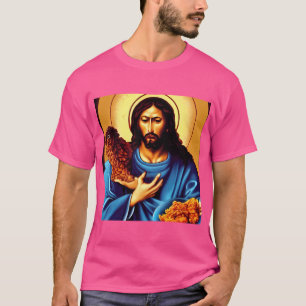 Jesus Resurrects A Fried Chicken T-Shirt