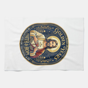 Jesus Retirement Vintage Shirt Christian Tea Towel