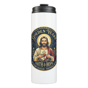 Jesus Retirement Vintage Shirt Christian Thermal Tumbler