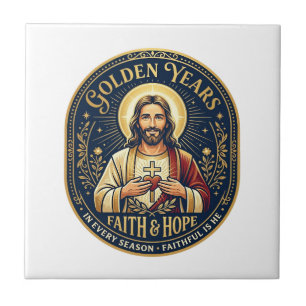 Jesus Retirement Vintage Shirt Christian Tile