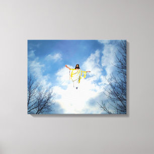 JESUS RETURNS   CANVAS PRINT