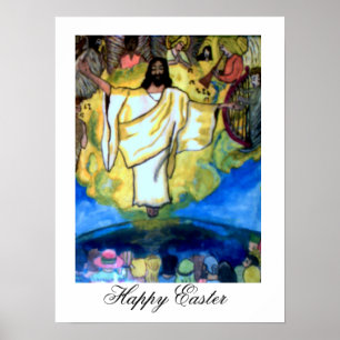 JESUS RETURNS EASTER POSTER