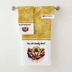 Jesus Returns To Fulfil His Promise Bath Towel Set