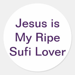 Jesus Ripe Sufi Lover Jeff Hankamer Artjunkhaus Classic Round Sticker