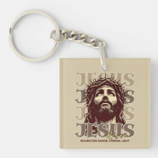 Jesus Risen - Jesus Christ Artistic  Key Ring