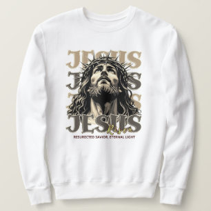Jesus Risen - Jesus Christ Artistic Sweatshirt