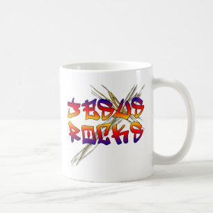Jesus Rocks Christian Coffee Mug