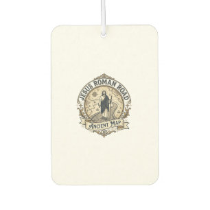 Jesus Roman Road Ancient Map Jesus Roman Road Anci Car Air Freshener