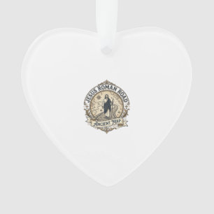 Jesus Roman Road Ancient Map Jesus Roman Road Anci Ornament
