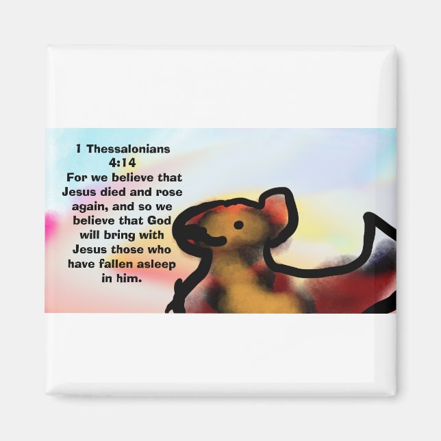Jesus rose again  magnet (Front)