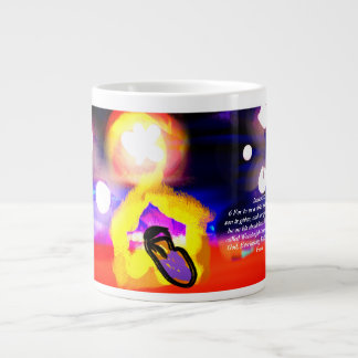 Jesus rule large coffee mug