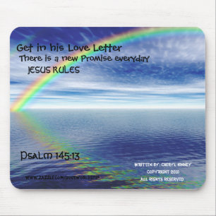Jesus Rules Mousepad