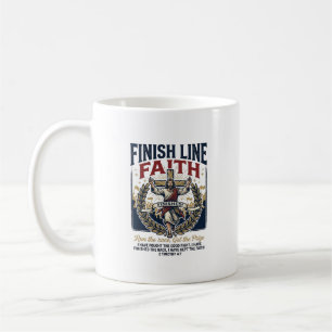 Jesus Running Marathon Vintage Shirt Christian Gra Coffee Mug